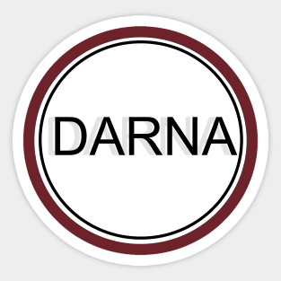 DARNA merch back side Sticker